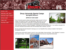 Tablet Screenshot of drurycamps.com